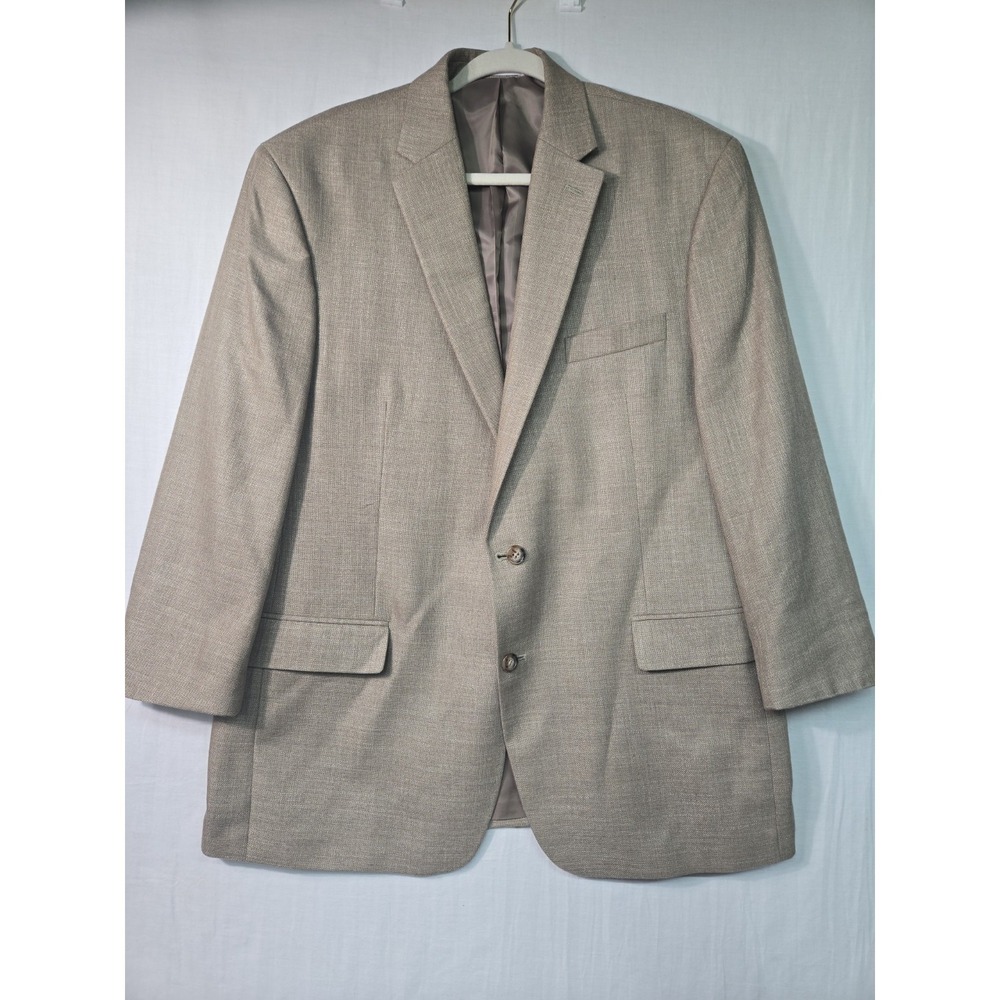 Lauren Ralph Lauren Black Label Men's 50R Blue Linen Blend Blazer Sport Coat